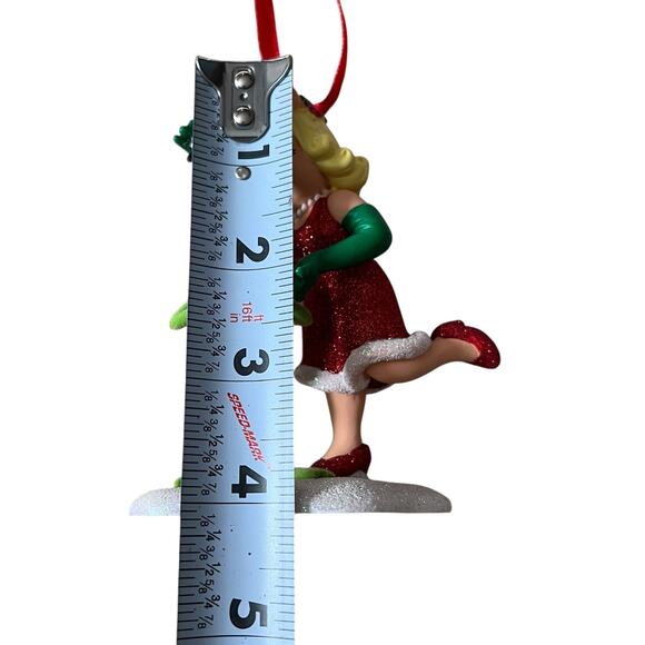 Disney Parks The Muppets Miss Piggy and Kermit Mistletoe Ornament - Picture 5 of 6